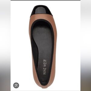 Nine West Black and Brown Flats